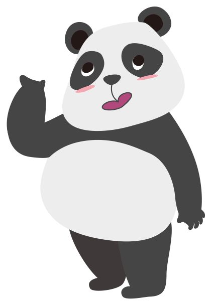판다 캐릭터 · 표정과 동작 8