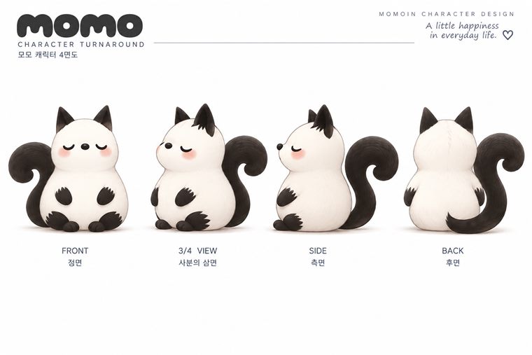 모모 4면도