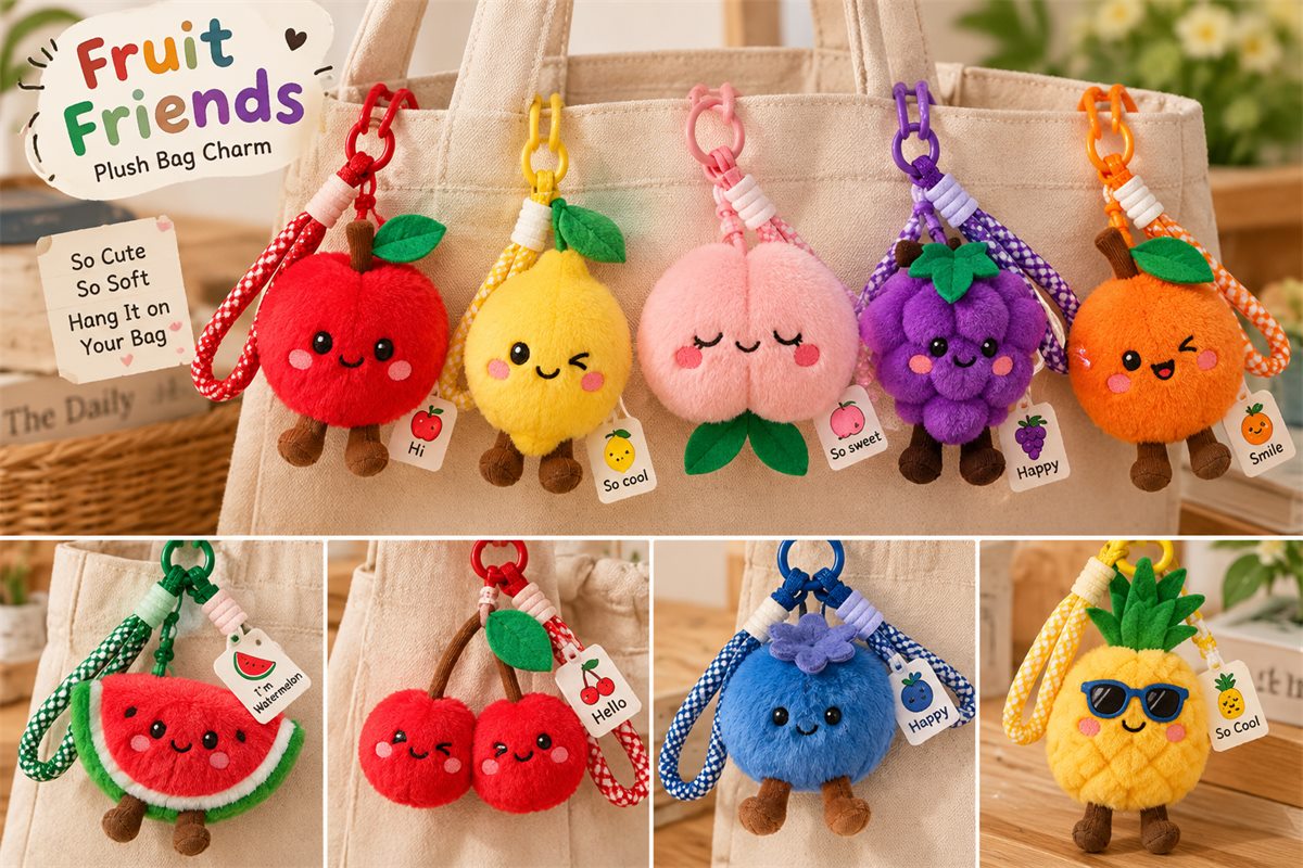 Fruit bag charms